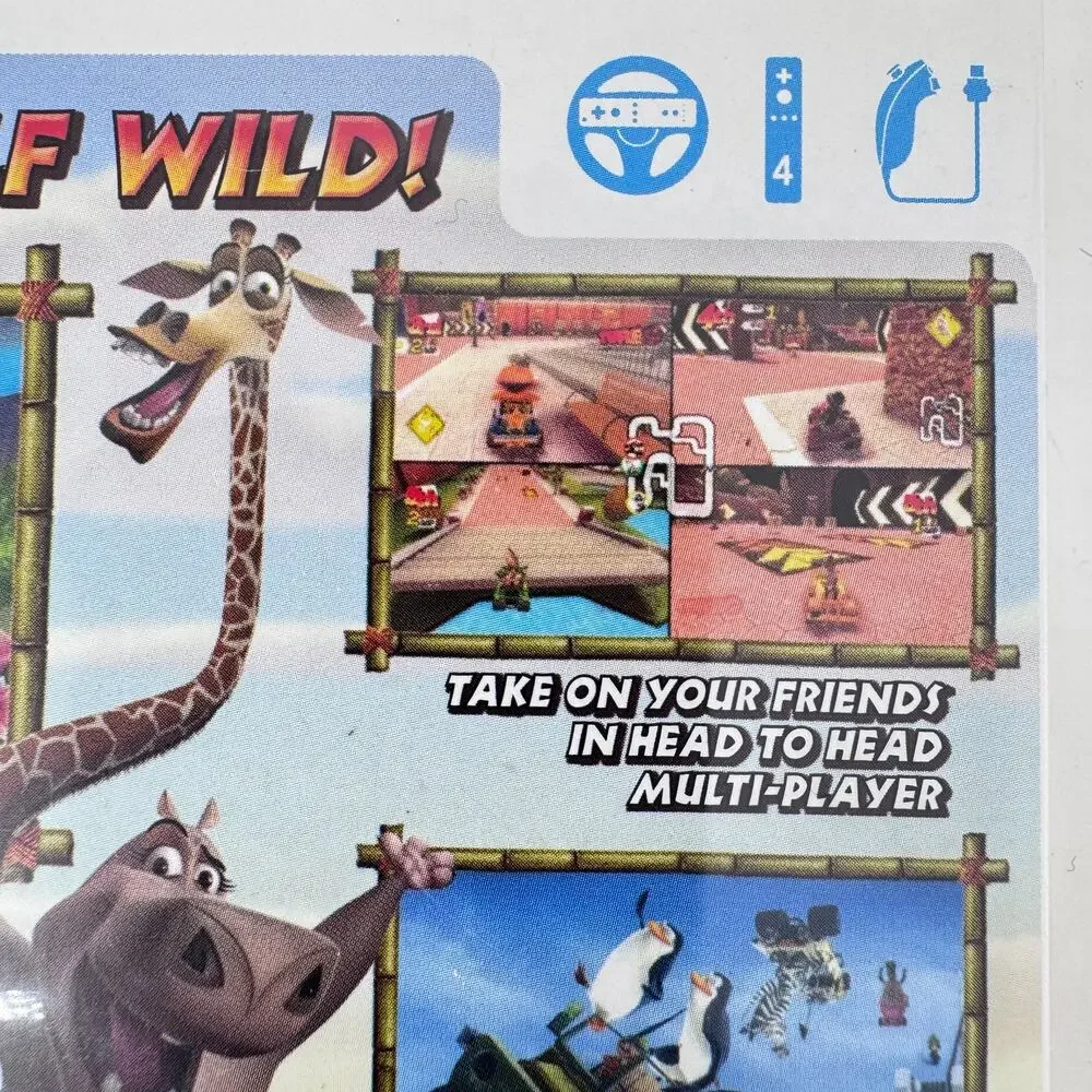 DreamWorks Activision Madagascar Kartz Racing Game Nintendo Wii,‎ 2009